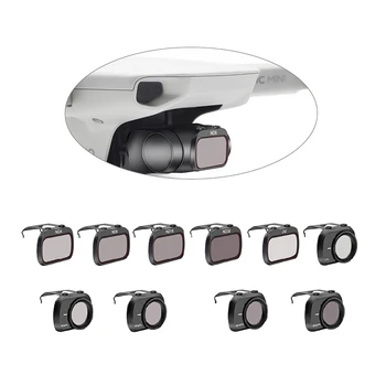 

Mavic Mini Drone Filter ND-PL Adjustable UV CPL Camera Lens Filter Kit Ultralight Anti Scratch Polarizing Neutral Density Filter