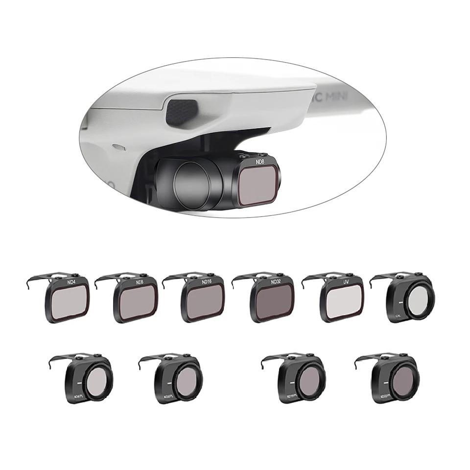 Mavic Mini фильтр для дрона ND PL Регулируемый UV CPL набор фильтров объектива камеры