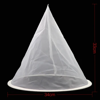 

Bee Honey Flow Filter Mesh Nylon Cone-shape Beekeeping Strainer Fiber Bee Net Purifier Beekeeper Beehive Tools Bees Equipment