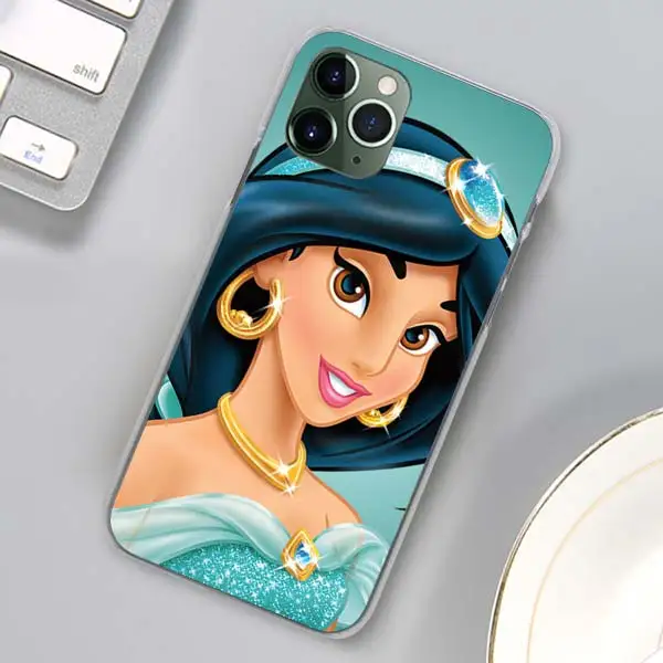 Аладдин и Жасмин мультфильм очаровательные телефонные чехлы для Apple iPhone 11 Pro Max X XR XS MAX 11 Pro 7 8 6 6s Plus 5 5S SE жесткий чехол - Цвет: H04