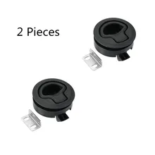 2 шт./компл. черный флеш лодка морской защелки флеш тянуть для лодки RV обувь с круглым носком и не Т-образной ручкой морские палубы двери Замена замка