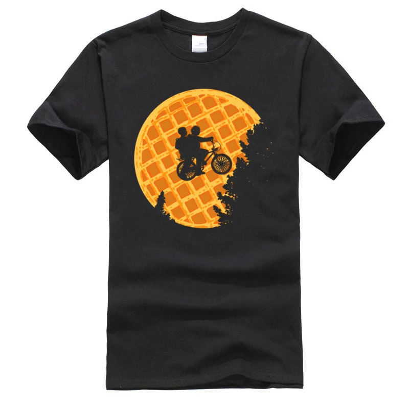 

Stranger Things Upside Down T Shirt Eleven Friends Dont Lie Design Tops Shirts Camiseta Male O Neck Tops T Shirt Moon Forest
