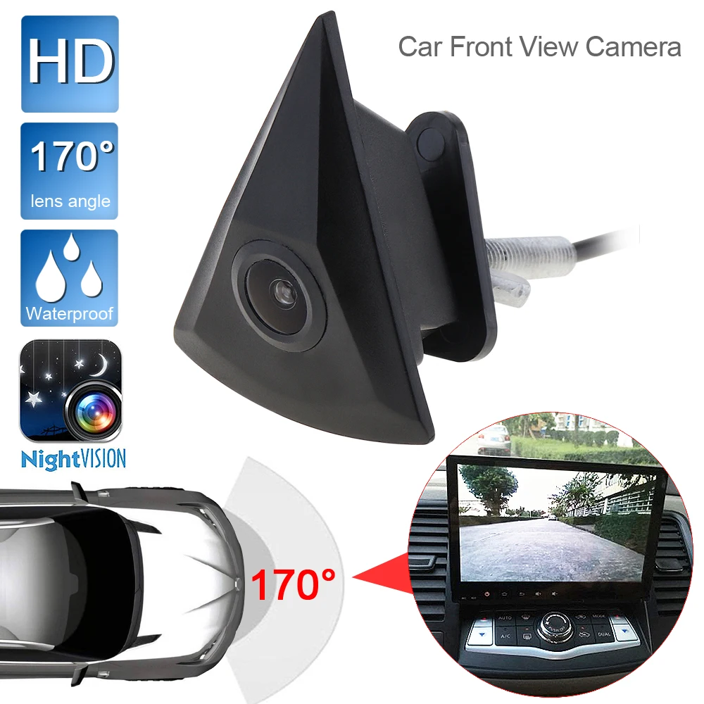 9V-15V 420 TVL HD Автомобильная Камера Переднего Вида CMOS Ночное видение 170 градусов