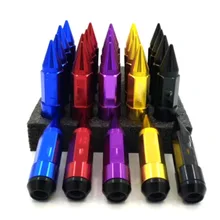 Автомобильный ковочный легкий 6065 алюминиевый чехол с логотипом с острым носком чугунная гайка Ступица колеса модифицированный заклепка винт и гайка