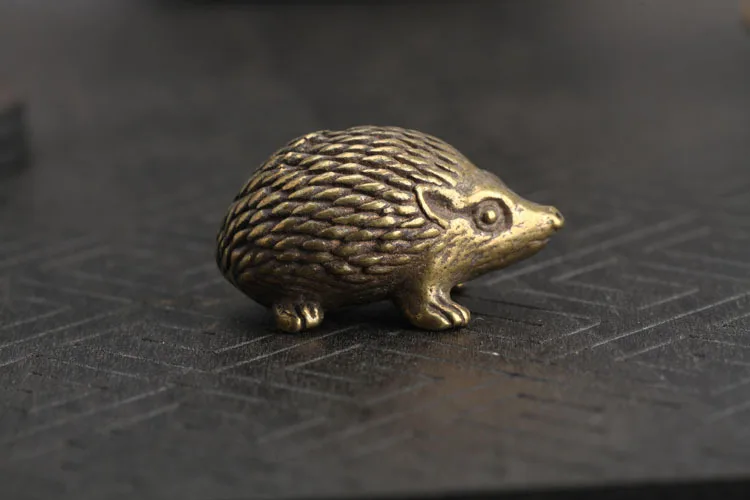 Copper Hedgehog Small Ornaments (3)
