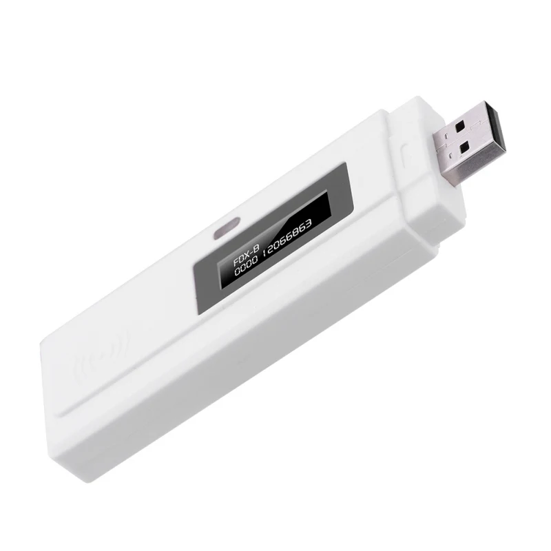 Перезаряжаемый ISO11784/85 OLED дисплей экран USB FDX-B мини-чип ID ридер EMID сканер микрочипов Pet сканер RFID с сумкой