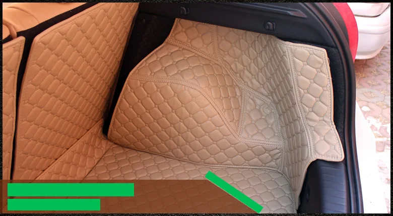 Волокна кожи багажник автомобиля коврик для toyota yaris 2013 3rd поколения спортивный автомобиль аксессуары
