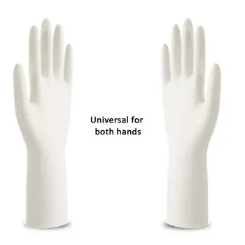 

100pcs Food-grade Nitrile Gloves Non-Slip Acid Alkali Laboratory Rubber Latex Gloves For Lab/Hospital--lengthen Thicken