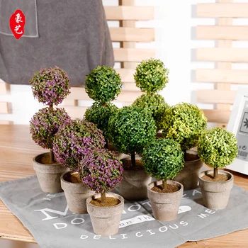 

"Pomelo Licorice Pot" Artificial Plants Potted Plants Artificial Flower False Leaf Home Decoration