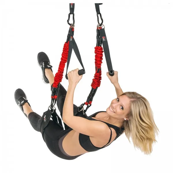 

Pilates Suspension Elastic Sling Practice Pull Rope Bungee Workout Trainer Cord Resistance Hanging Training Yoga Exercise Straps