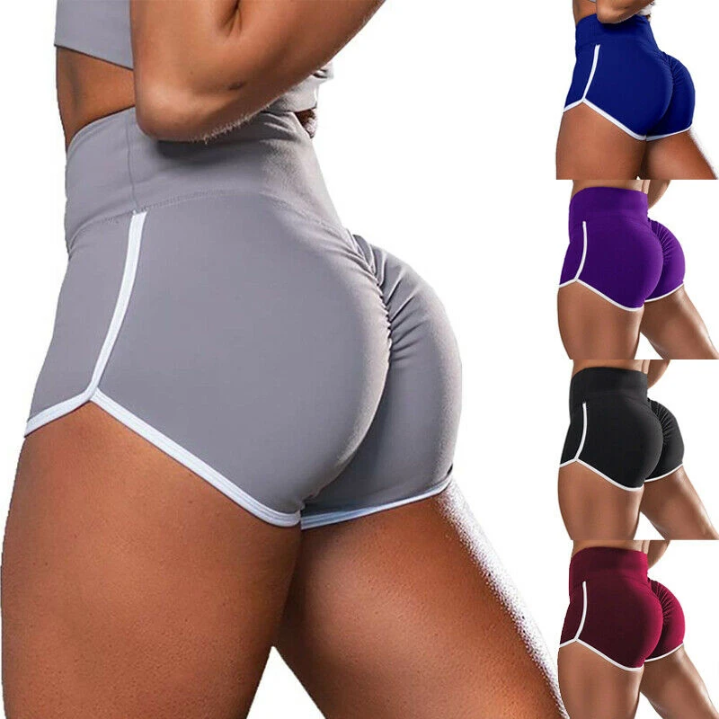 High Waist Workout Shorts Women Fitness Push Up Yoga Shorts Cycling Running Gym Leggings S/M/L/XL/XXL