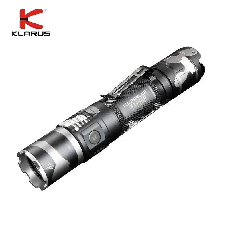 

Original KLARUS XT2CR LED Flashlight CREE XHP35 HD E41600 lumens Tactical Flashlight With 18650 Battery Rechargeable FLashlight