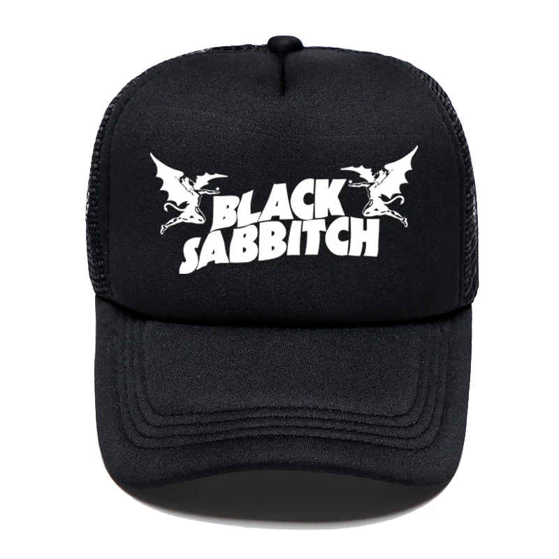 color2 Модная Мужская Женская Бейсболка s черная Sabbath рок Кепка s тяжелый металл рок музыкальная группа сетка Кепка Дальнобойщика шляпа - Цвет: color2