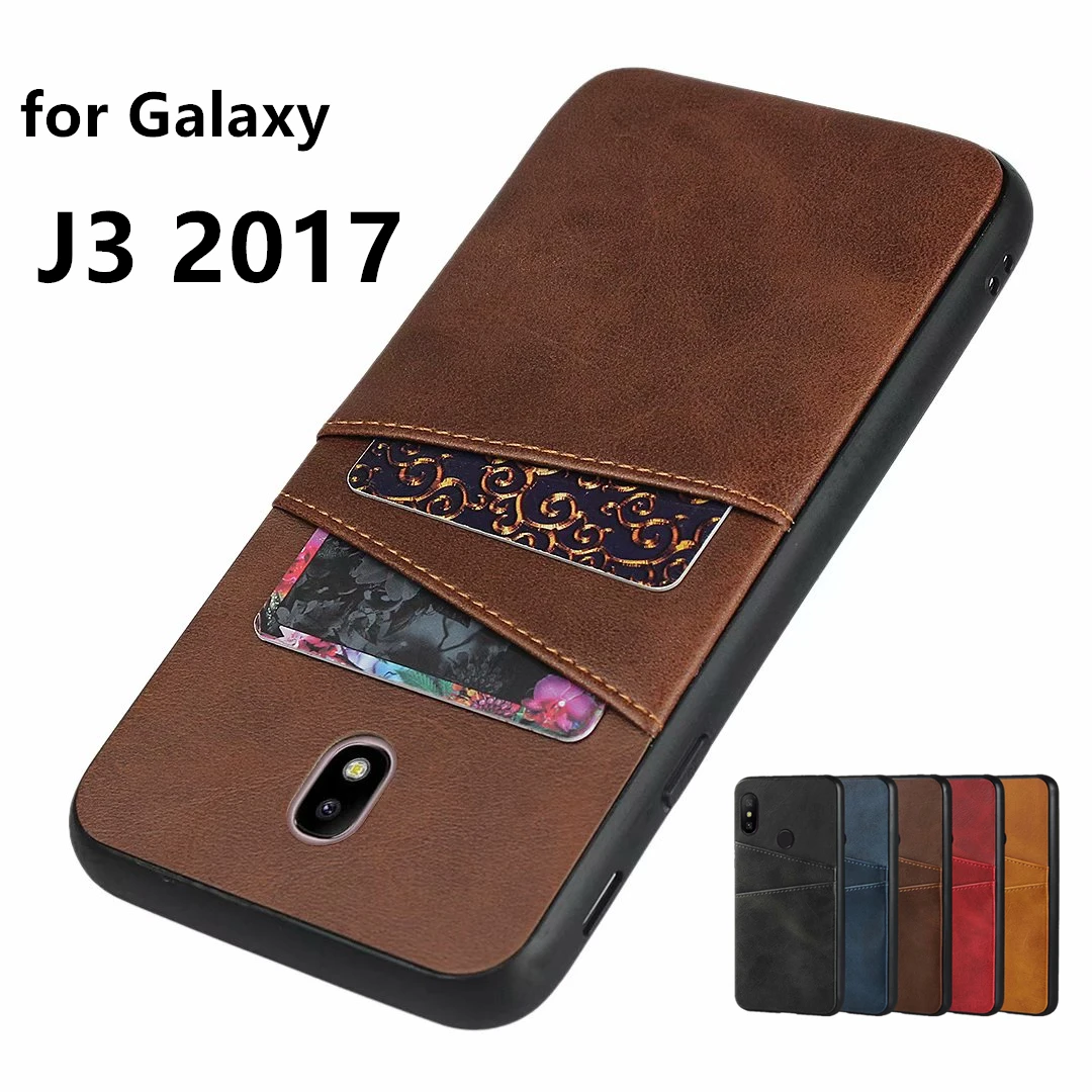 Чехол J3 2017 чехол из искусственной кожи для Samsung Galaxy J330F кошелек и слоты карт