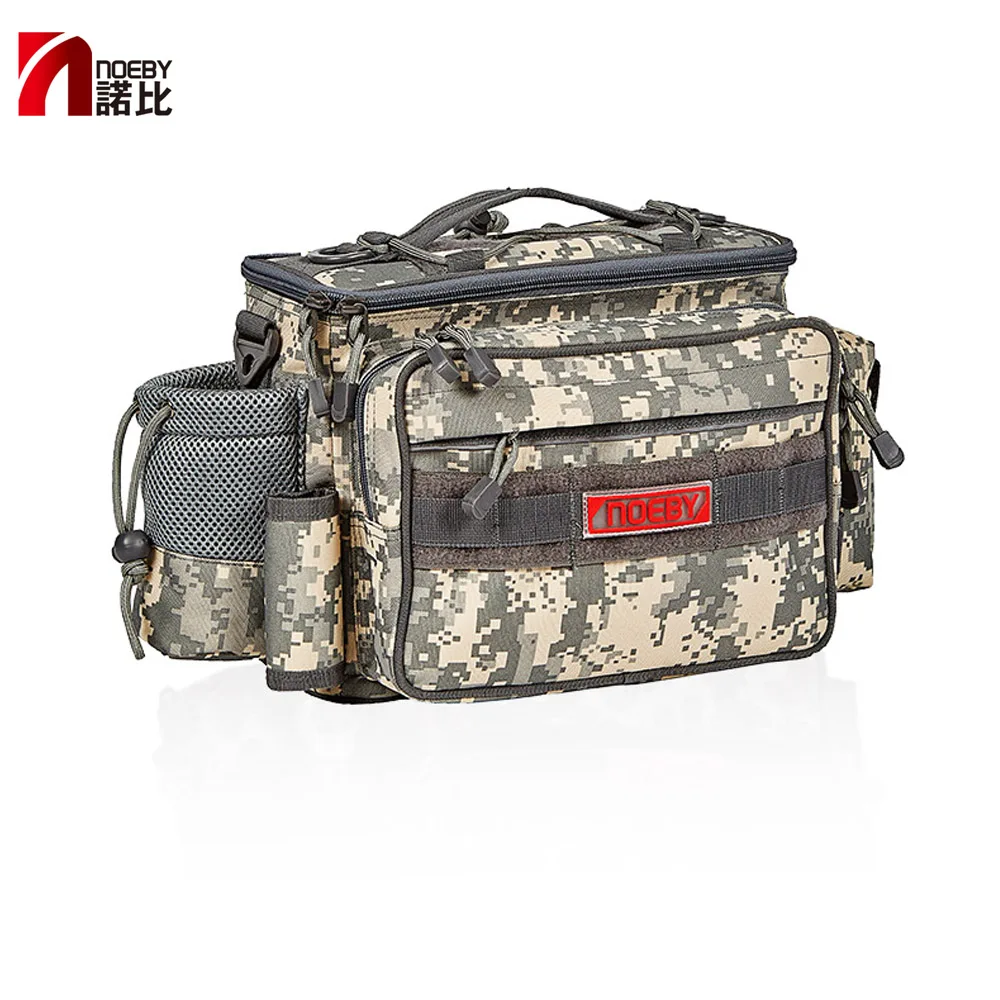 

NOEBY Fishing Boat Bag 27.5*11*21cm Multifunctional Waist Pack Fishing Tackle Outdoor Camping Backpack Bolsa Pesca Fishing Tool