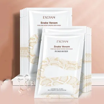 

Snake Venom Peptide Gel Facial Mask Moisturizing Hydrating and Improving Facial Dry Mask 5pcs