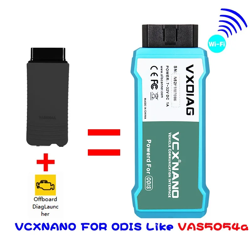 VXDIAG VCX NANO Vas 5054a ois поддерживающий UDS протокол с OKI чип заменить Vas 5054, Vas 5054a Vxdiag 5054 WI-FI Версия для VW