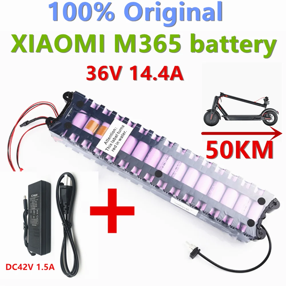 Аккумулятор для Xiaomi M365/Pro/1S оригинальная 36 В 14 4 Ач батарея езды на 50 км BMS + зарядное