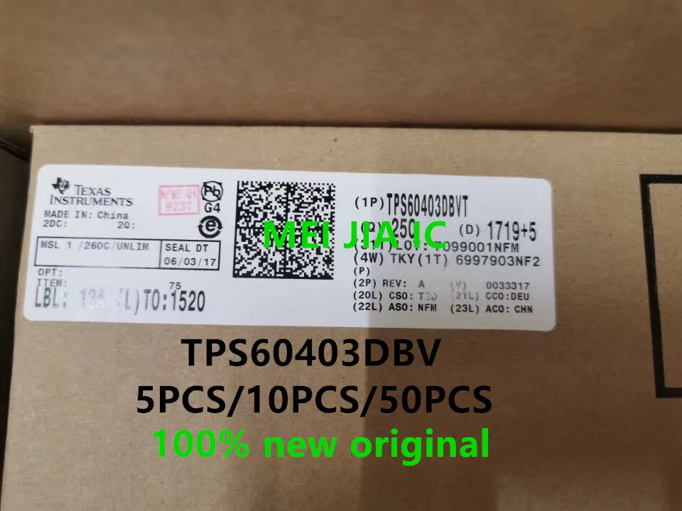 5 uds 10 Uds 50 Uds TPS60403DBVR TPS60403DBVT TPS60403DBV TPS60403 ...