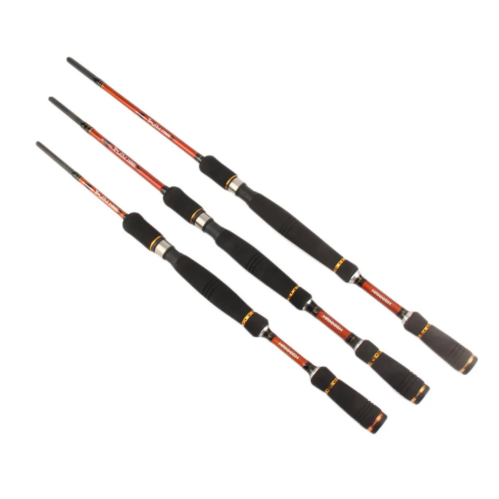 NEW 2.1/2.4/2.7M Hard Light Carbon Fiber Portable Fishing Rod Pole 4 Sections Segments Spinning Rod Fishing Tackle