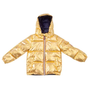 

Children's clothing cotton coat 2019 winter new Korean version of the girl's hand padded cotton suit in the children's gold and
