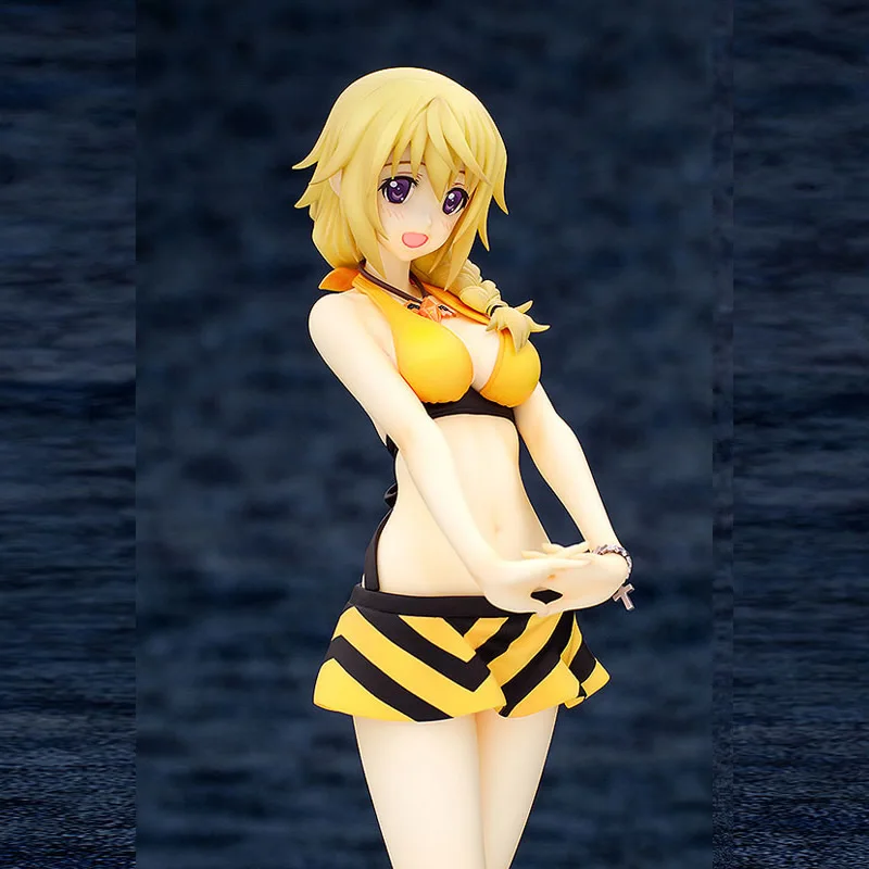 1/7 PVC action IS Infinite Stratos Charlotte Dunois купальник ver. Коллекционная игрушка кукла с коробкой подарок для подруги