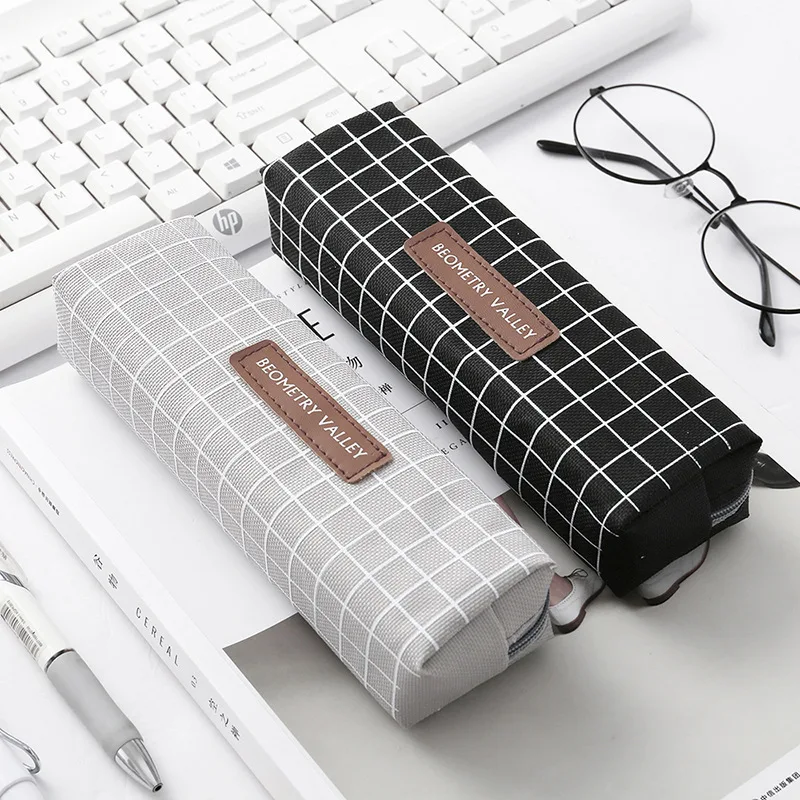 Cute Kawaii Canvas Pencil Case High Capacity Pen Bags Cute Letter Pencil Bags For Girls Gift School Supplies Korean Stationery 2 Cute Kawaii Canvas Pencil Case High Capacity Pen Bags Cute Letter Pencil Bags For Girls Gift School Supplies Korean Stationery 2