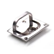 Boat Accessories Silver Stainless Steel Inflatable Rowing Boats Accessories Marine Floor Buckle Deck Buckle