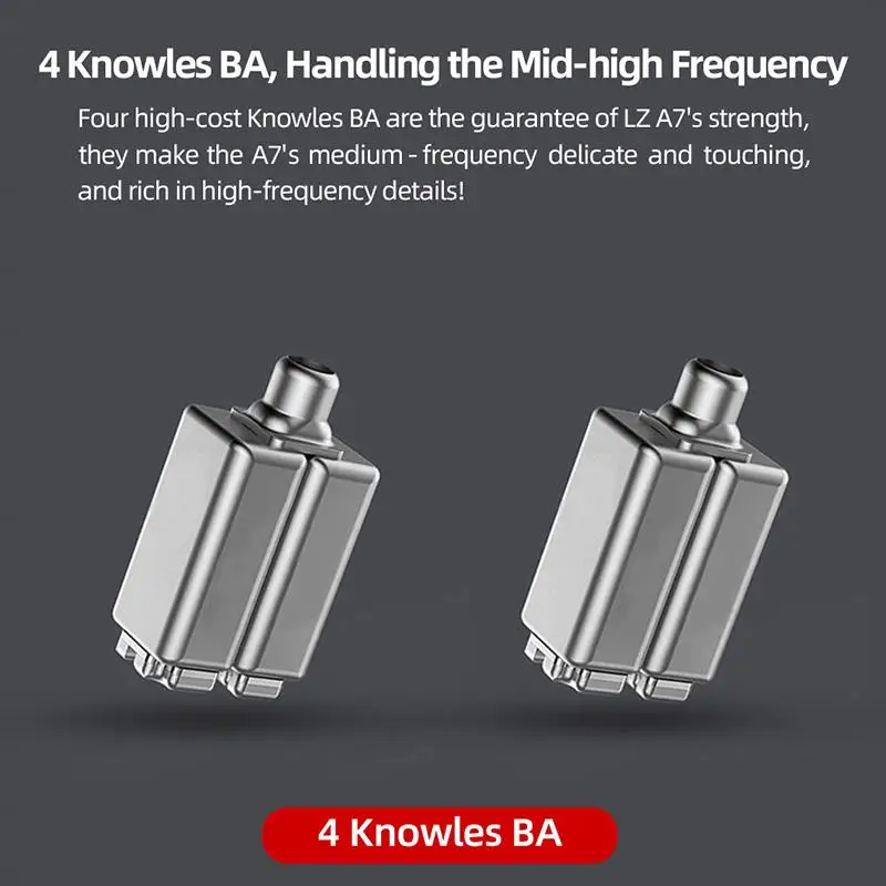 LZ A7 1DD 4BA 2 Piezoelectric Ceramics Driver Hybrid 7 Unit HIFI IEM Muisc Monitor Audiophile 0 78 Tuning Switch MMCX Earphones