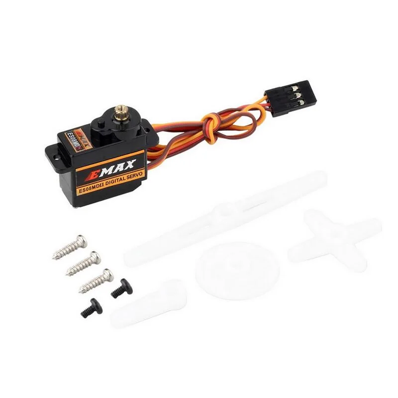 EMAX-ES08MDII-ES08MD-II-Metal-GEAR-Digital-Servo-up-sg90-ES08A-ES08MA-MG90S-TREX-450-Free