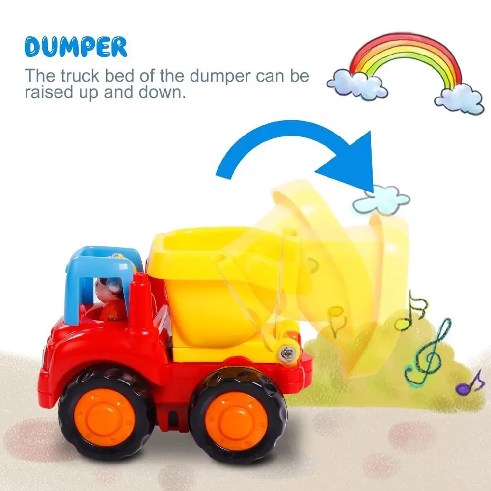 Детские инерционные машинки(набор из 4 шт.) производства Huile Toys