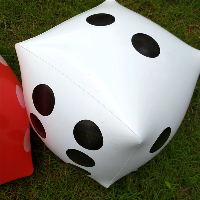 Decorations Blow-Up Cube Inflatable 35Cm Dice New Nice Stage Prop Super Big 