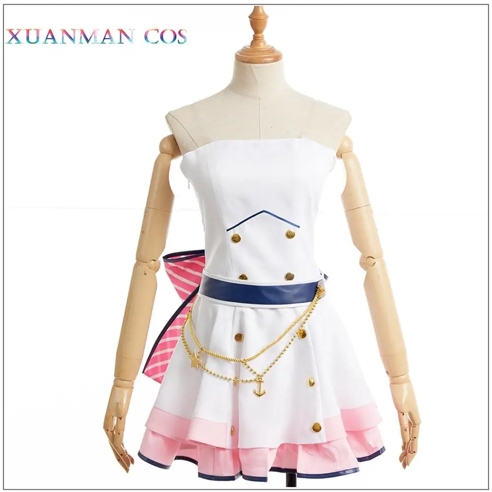 Милый! Солнечный свет! Костюм для косплея Aqours Mijyuku 6th Anniversary Kurosawa Ruby на заказ белое