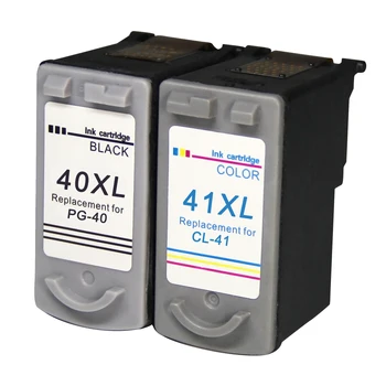 

40XL 41XL Compatible Ink Cartridges for PG 40 CL 41 replace for PIXMA iP1800 iP1200 iP1900 iP1600 MX300 MP160 MP140 printer