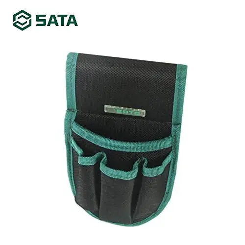 

SATA Electrician Tool Pouch Belt Bag 4 Pocket Slot Storage Holder 95211