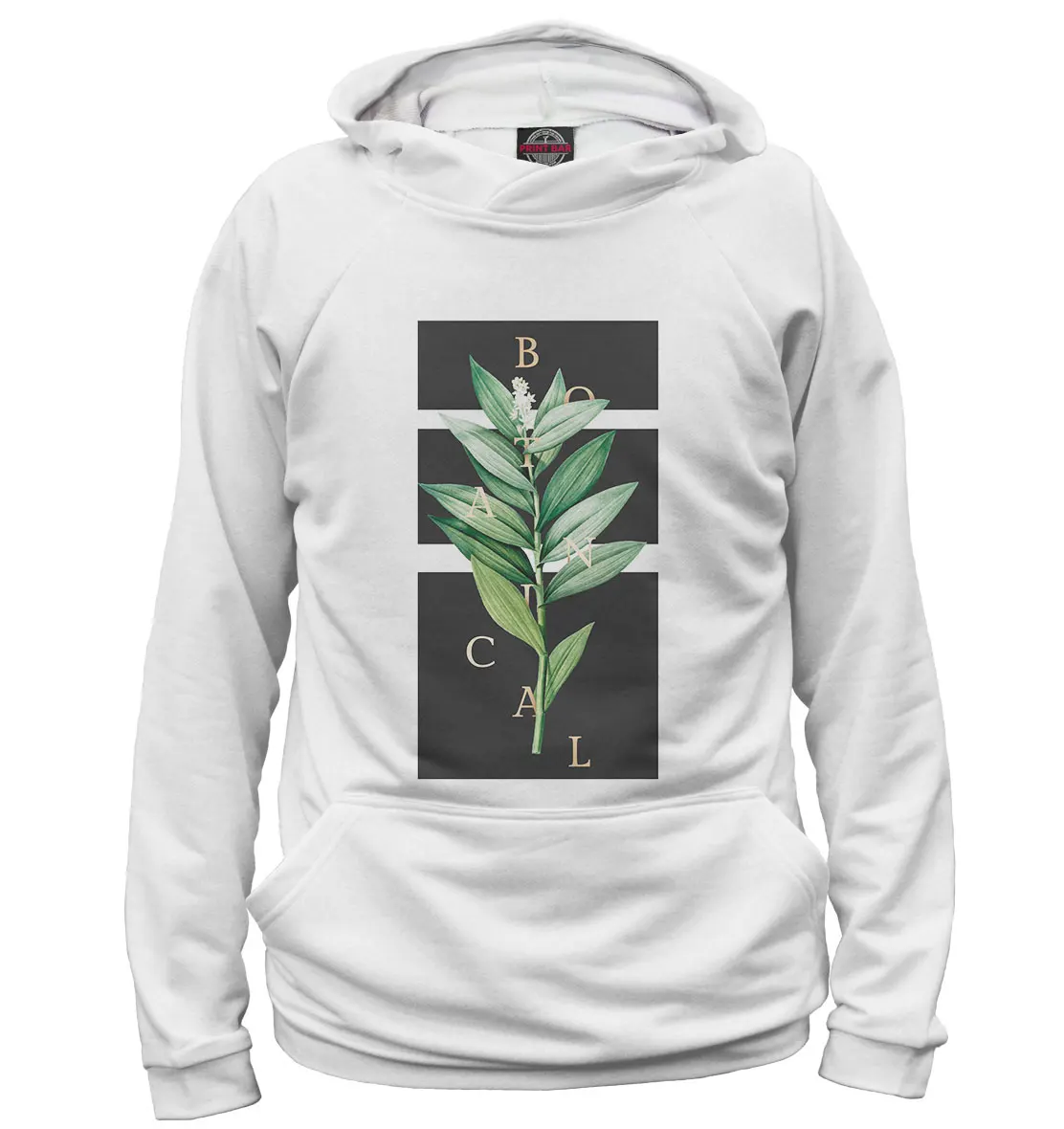 Худи толстовка BOTANICAL (Eco Friendly) | Мужская одежда