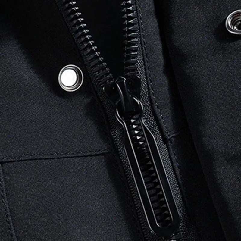 Promo 2019 Winter Jacket Men Mid-length Thick Parkas High Quality Male Outdoor Sports Hooded Coat Bomber Jackets Plus Size Clothes