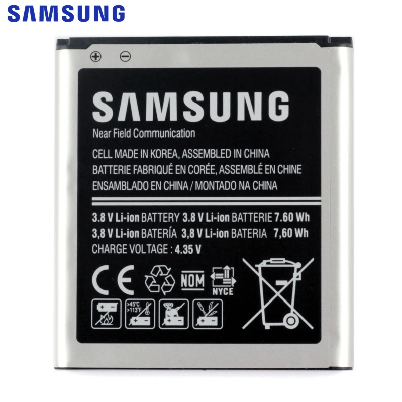 EB-BG355BBE аккумулятор для samsung GALAXY Core 2 G355H G3559 G3558 G3556D EB-BG355BBC Сменный аккумулятор для телефона 2000 мАч