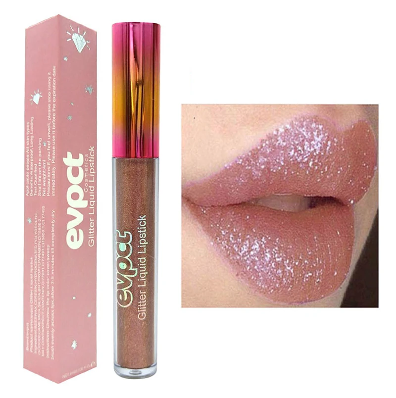 

Hot Sale 15 Colors Glitter Lipgloss Makeup Waterproof Lasting Shining Diamond Lipgloss Liquid Cosmetics Professional Levre Rouge