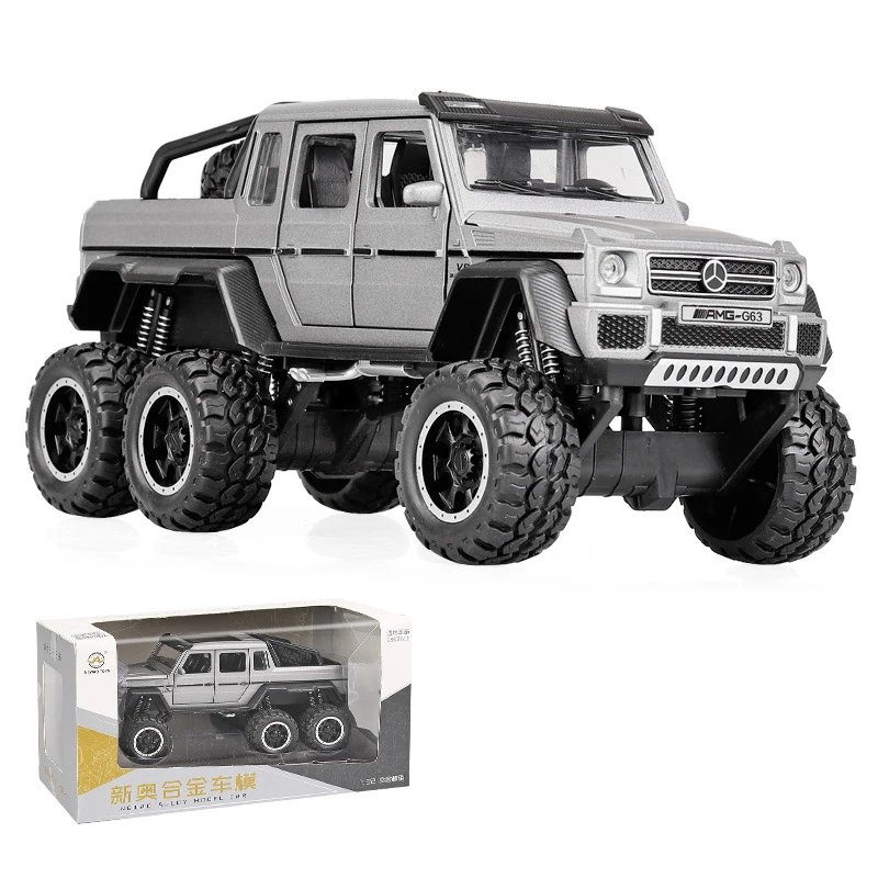 YMH SKU13061 Benz g63 G65 модель автомобиля из сплава бабос 6x6 моделирование SUV автомобиль игрушки
