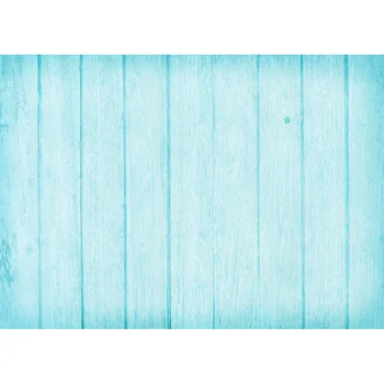 

Wooden Backdrops For Photography Blue Planks Board Texture Party Baby Cake Smash Pet Portrait Photo Background Photocall Vinyl
