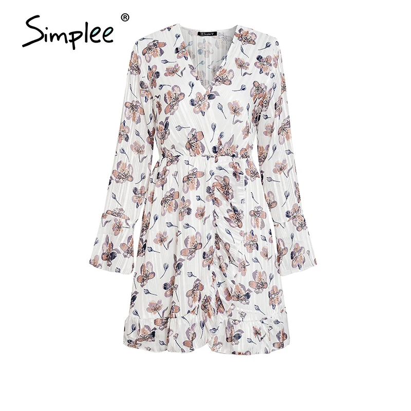 Sexy Solid Floral Beach Dress OC0190