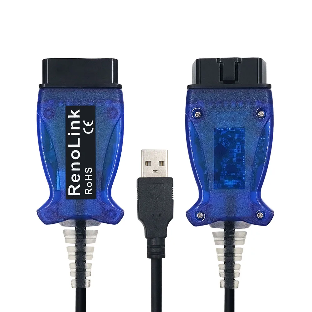 Новый Renolink V1.87 для Renault ECU Программатор Reno Link V1.87/V1.52 диагностический кабель USB