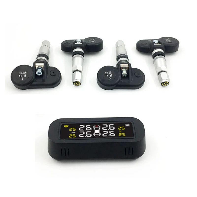 Переднее лобовое стекло скрытый встроенный TPMS беспроводной Солнечный контроль давления в шинах Система обнаружения Давления инструмент