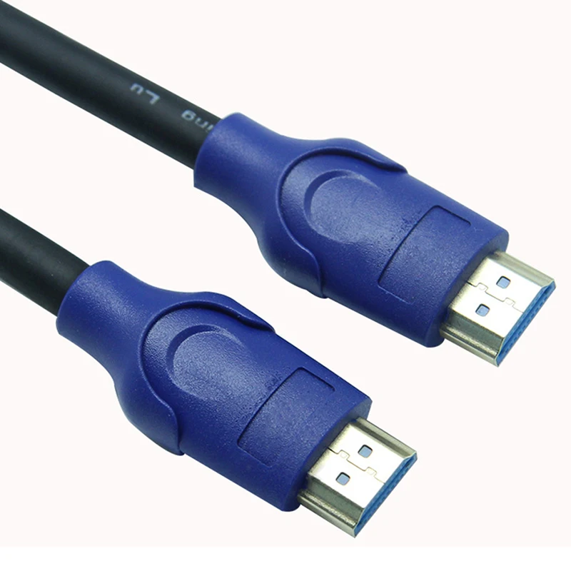 HDMI кабель 0 5 м 1 3 10 15 20 hdmi с позолоченным штекером на штекер Сплиттер 2 4K * 2K 3D Кабель