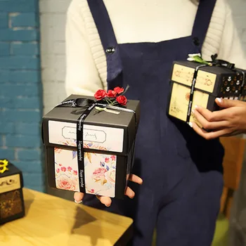 

Lovely Surprise Explosion Gift Box Love Memory Diy Photo Album Anniversary Valentine's Day Girl Love Gift Scrapbook Xmas Gifts