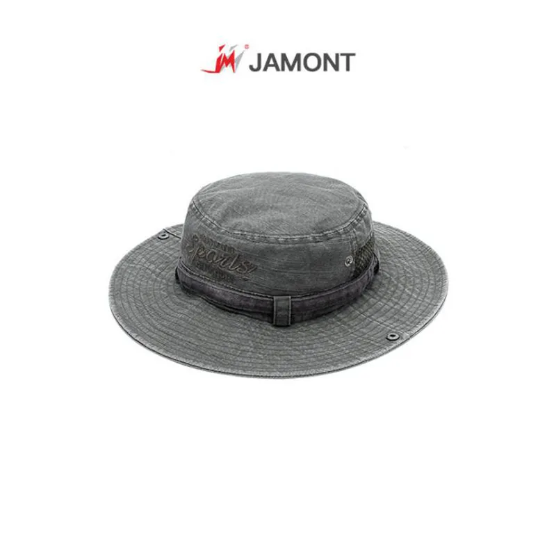 [JAMONT] наружная Солнцезащитная Мужская Рыбацкая шляпа, летняя Солнцезащитная блокирующая уличная альпинистская походная шляпа от солнца для путешествий