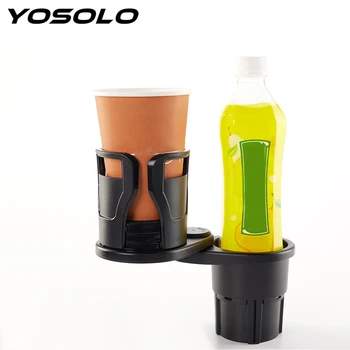 

YOSOLO Car Cup Holder Foldable Drinking Bottle Holder Car Styling Sunglasses Phone Organizer Cup Stand Bracket Stowing Tidying
