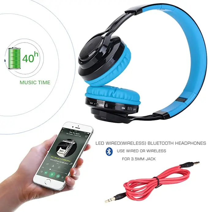 Riwbox AB005 беспроводные Bluetooth наушники 5 0 с микрофоном Складные Смарт телефоны tf