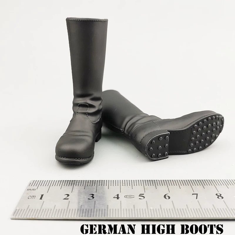 

1/6 Male Action Figure German High Boots ZYTOYS ZY1022 World War Ii Men's Riding Shoes For 12 inch Figure Doll Model